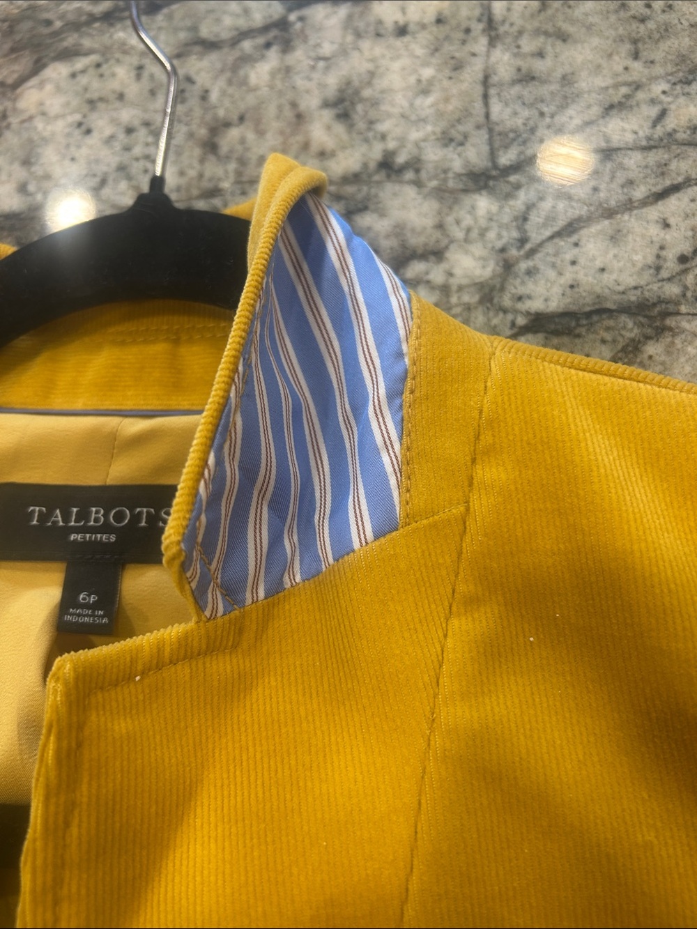 Talbots petites micro-corduroy blazer EUC - Picture 11 of 11